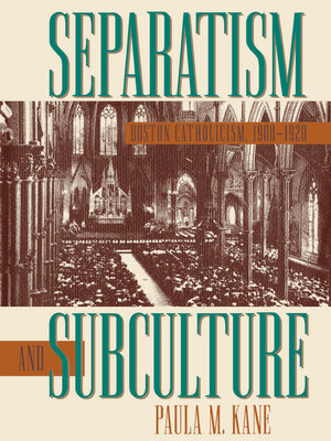 cover image of Separatism and Subculture